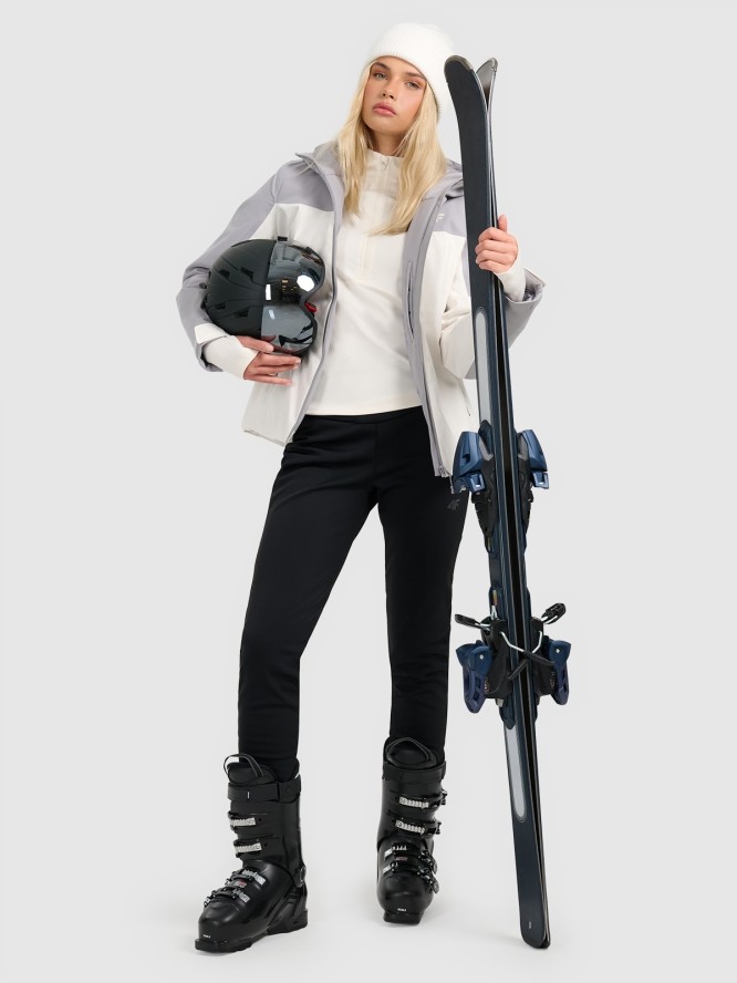 4F Kurtka narciarska membrana 5000 damska - szara M