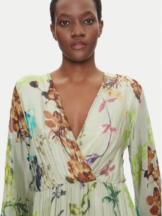 Dixie Sukienka letnia A207W020A Zielony Regular Fit