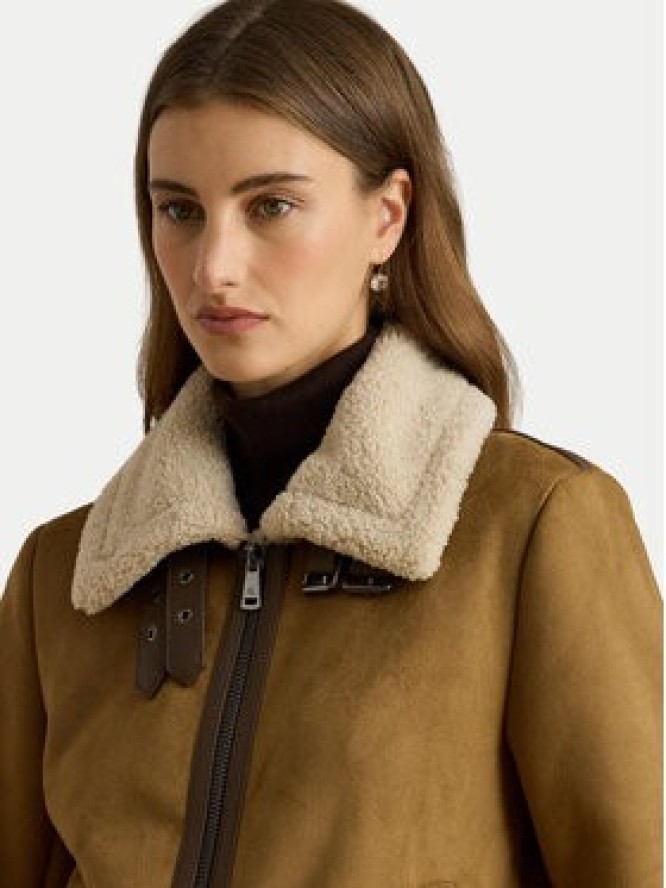 LAUREN RALPH LAUREN Kurtka z imitacji skóry 297P04122002 Brązowy Regular Fit