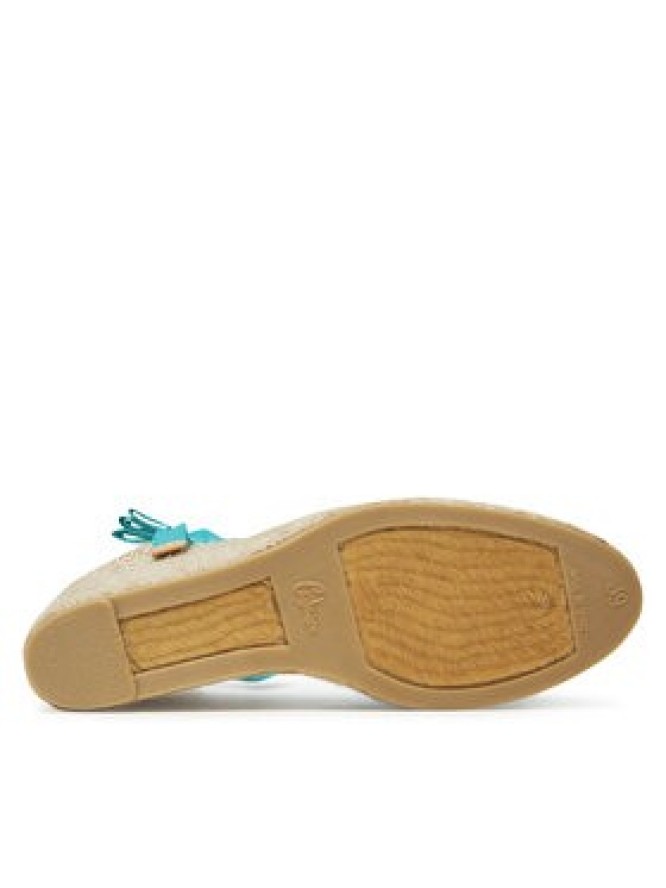 Castañer Espadryle Carina/8/002 021642 Turkusowy