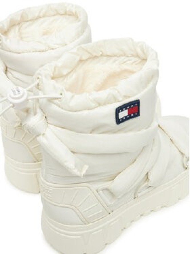 Tommy Jeans Śniegowce Tjw Chunky Snow Boot Nylon EN0EN02842 Biały