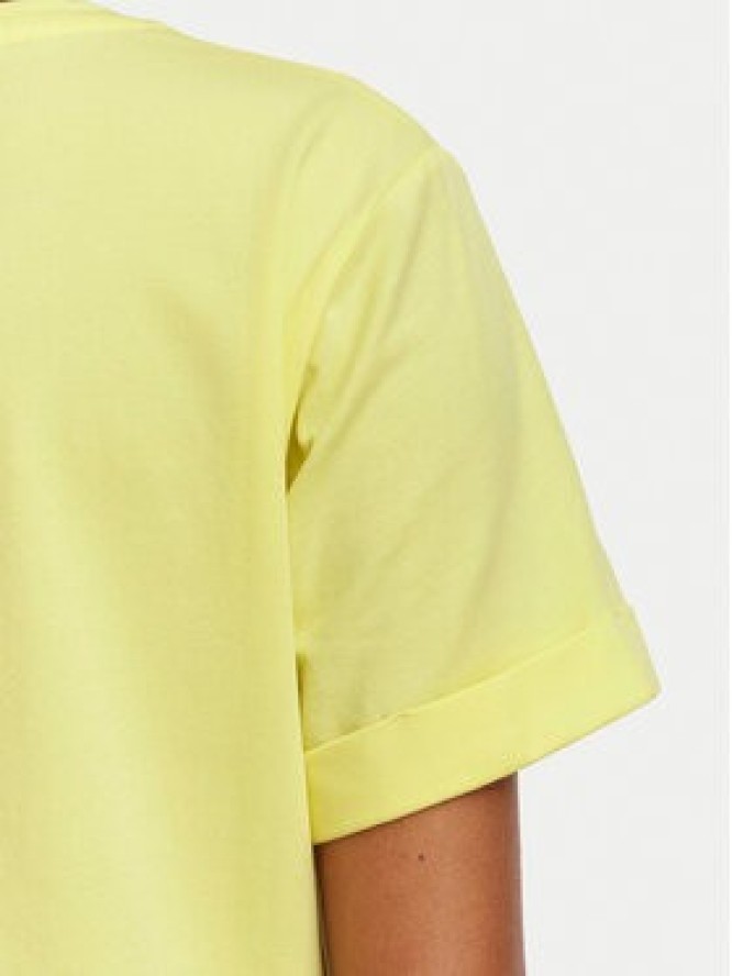 Liu Jo Sport T-Shirt TA6163 JS003 Żółty jasny Regular Fit