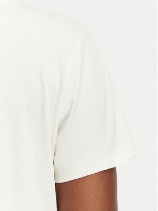 BOSS T-Shirt C_Elove_5 50566827 Kremowy Slim Fit