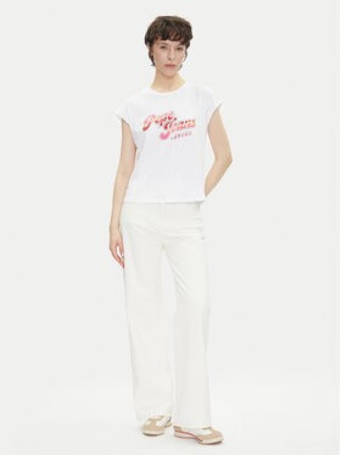 Pepe Jeans T-Shirt Rosalie PL506033 Biały Regular Fit