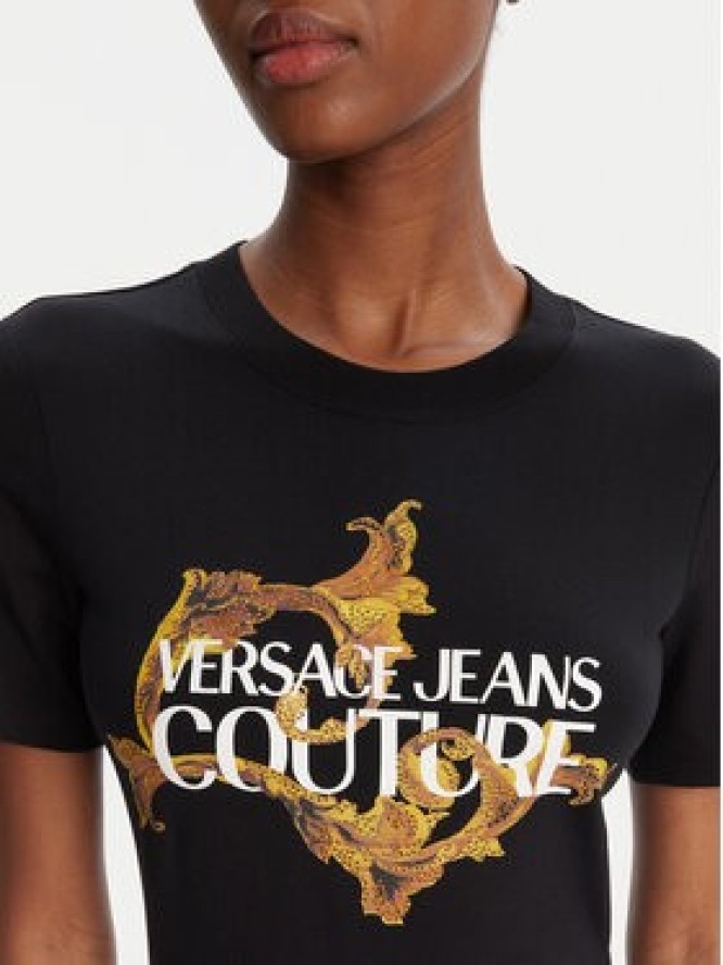 Versace Jeans Couture Sukienka codzienna 79HAOE06 CJ02E Czarny Regular Fit