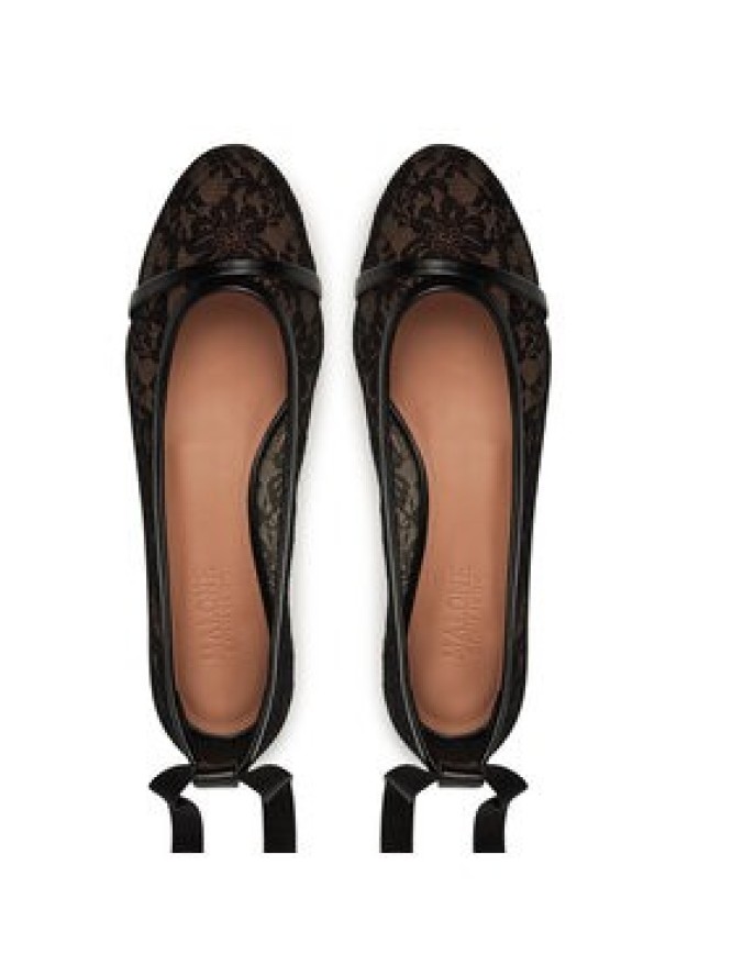 MALONE SOULIERS Baleriny Sabina 5-1 Czarny