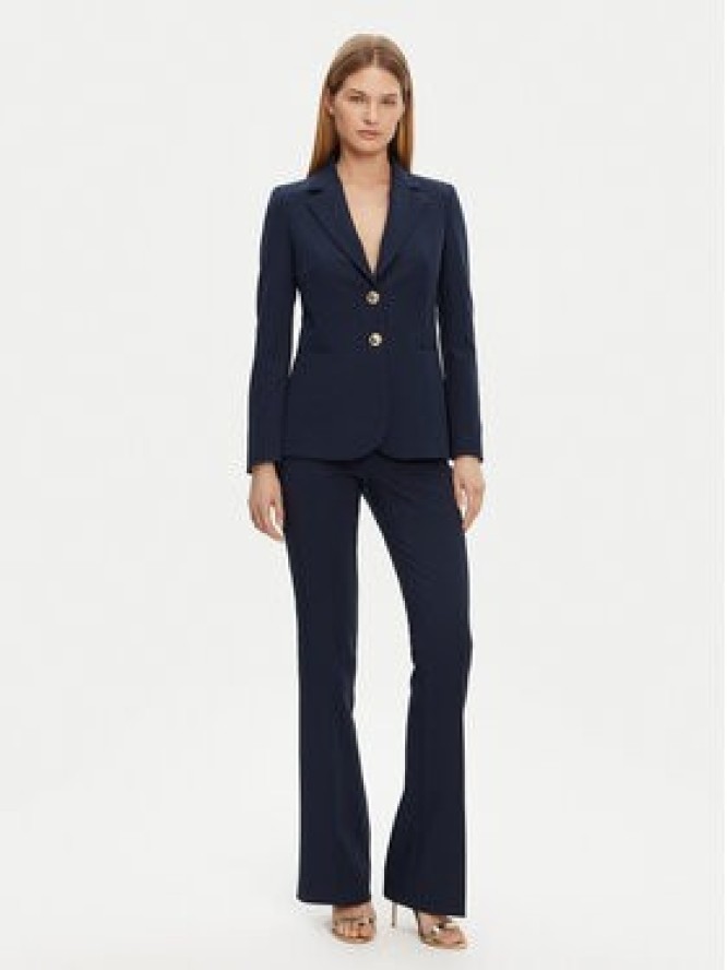 Rinascimento Marynarka CFC0122814003 Granatowy Regular Fit