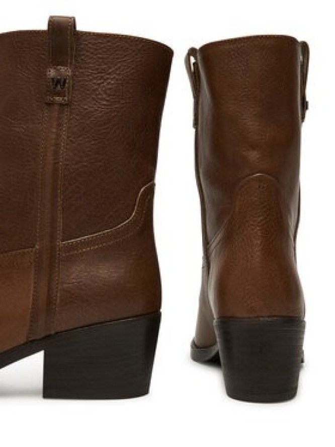 Weekend Max Mara Botki Ranch 2525796034600 Brązowy