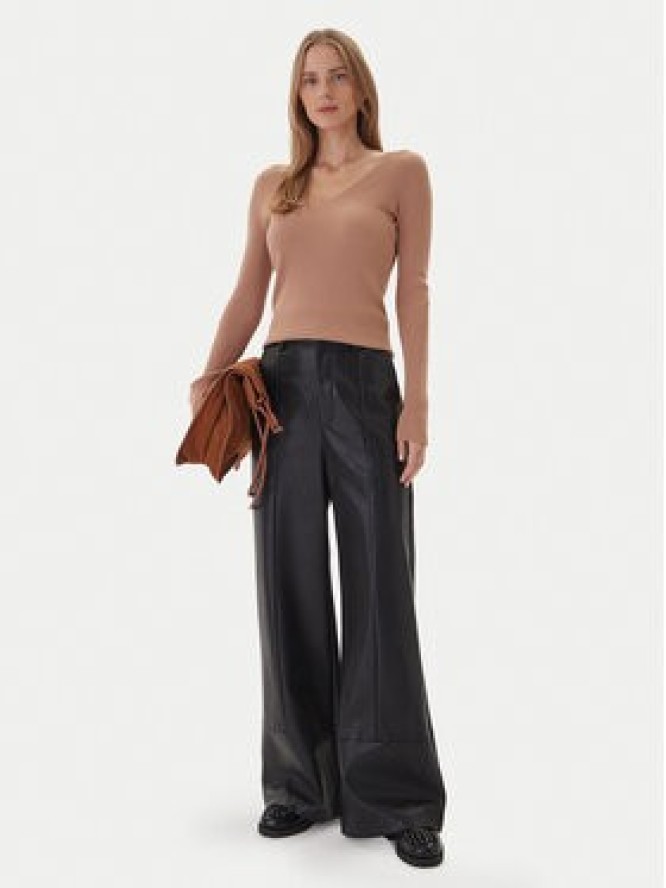 Kontatto Sweter 3M0818C Beżowy Slim Fit