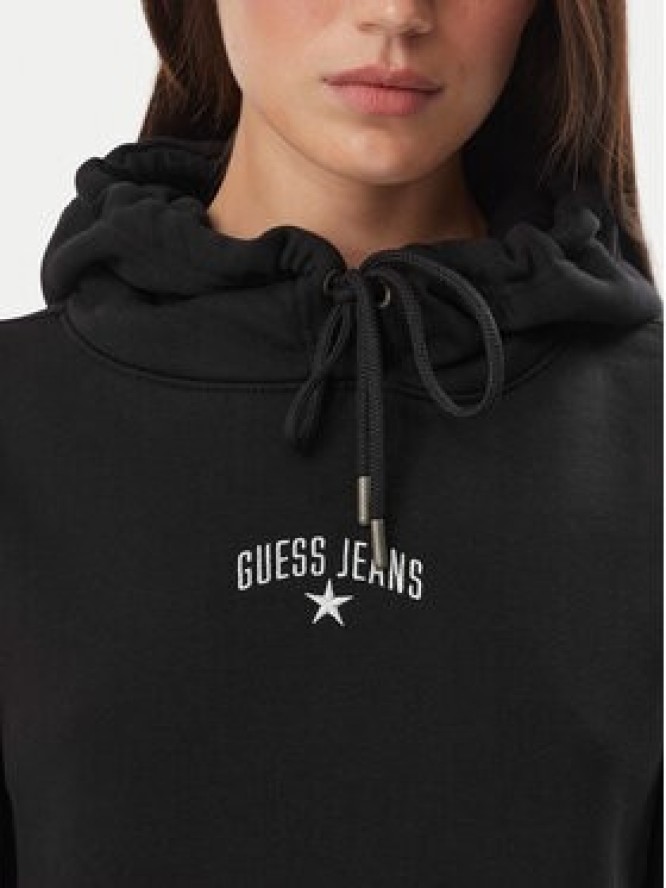 Guess Jeans Bluza W6BQ04 K5411 Czarny Regular Fit