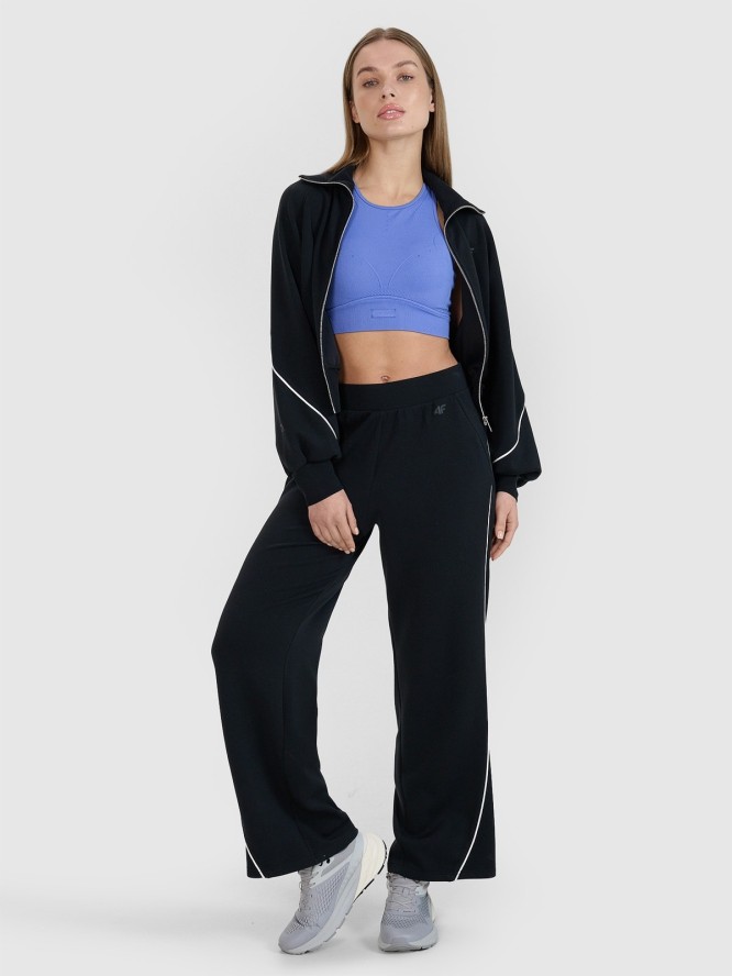 4F Spodnie dresowe z modalem damskie 4F x Anna Lewandowska - czarne L