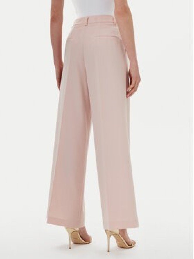 Rinascimento Spodnie palazzo CFC0123671003 Różowy Regular Fit