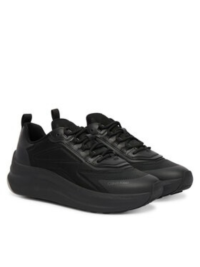Calvin Klein Sneakersy Chunky Runner Laceup Hf Blst Ny HW0HW03111 Czarny
