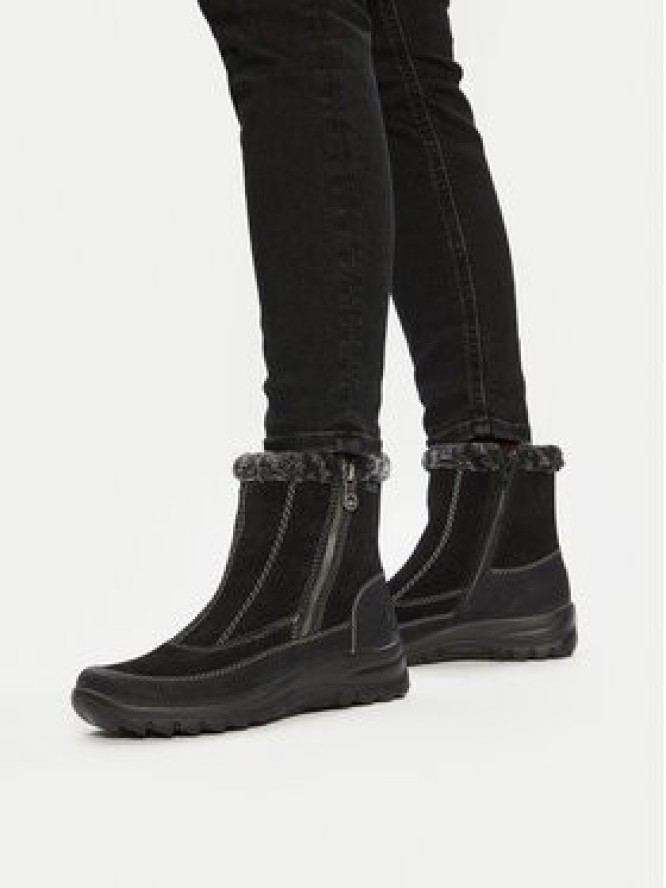 Rieker Botki L7173-00 Czarny