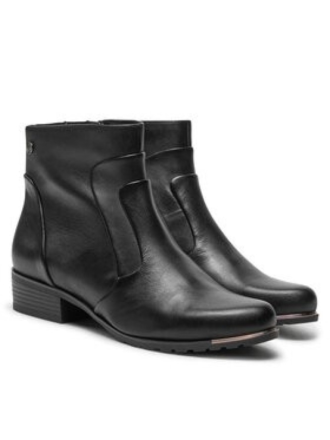 Caprice Botki 9-25335-43 Czarny