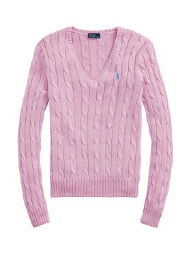 Polo Ralph Lauren Sweter 211971870006 Różowy Slim Fit