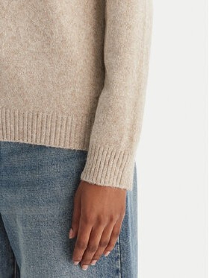 Vero Moda Sweter Doffy 10221006 Beżowy Regular Fit