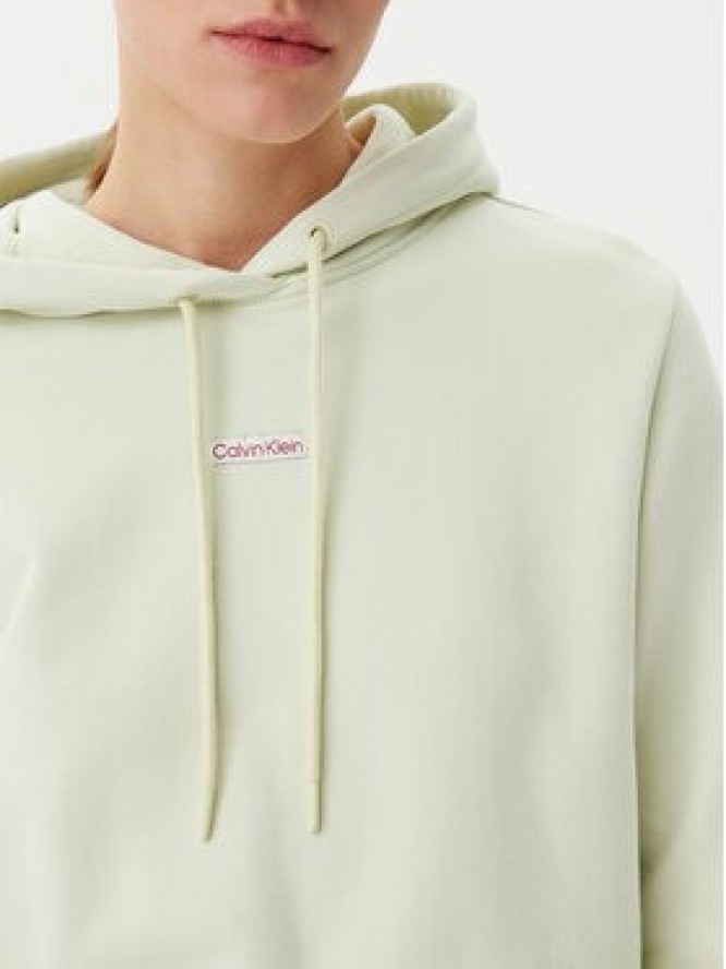 Calvin Klein Jeans Bluza Placed Institutional J20J225364 Zielony Regular Fit