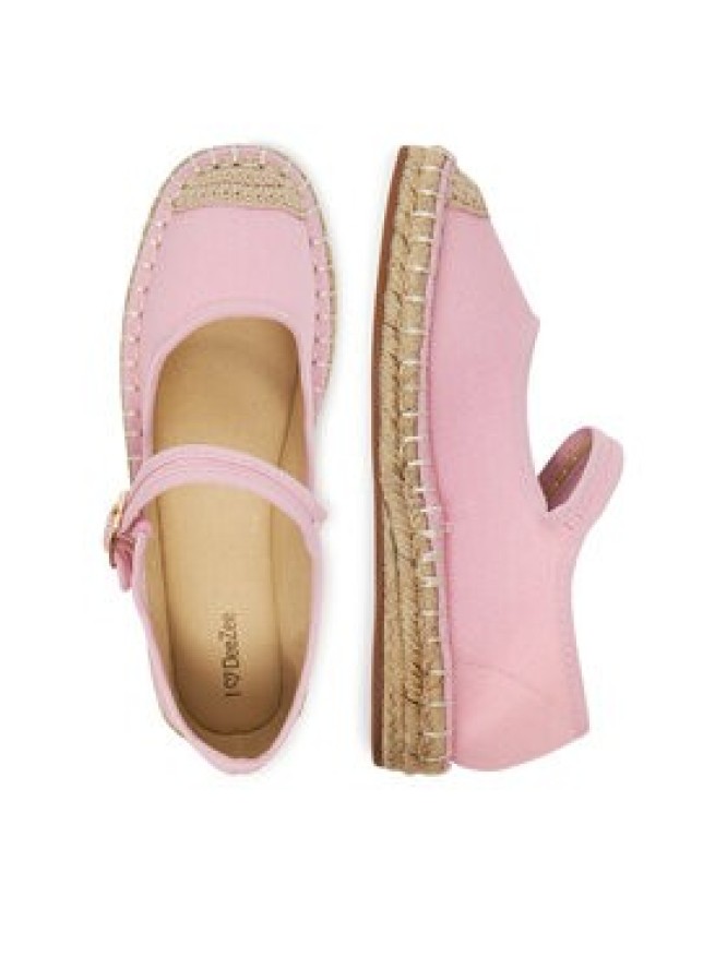 DeeZee Espadryle Q88-512-1 Różowy