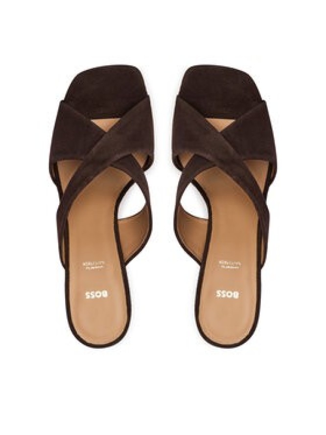 BOSS Klapki Charlize Samule 50563356 Brązowy