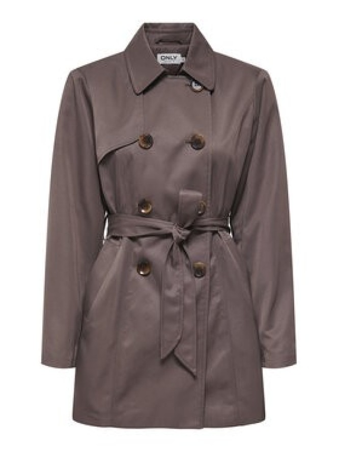 ONLY Trencz Valerie 15191821 Brązowy Regular Fit
