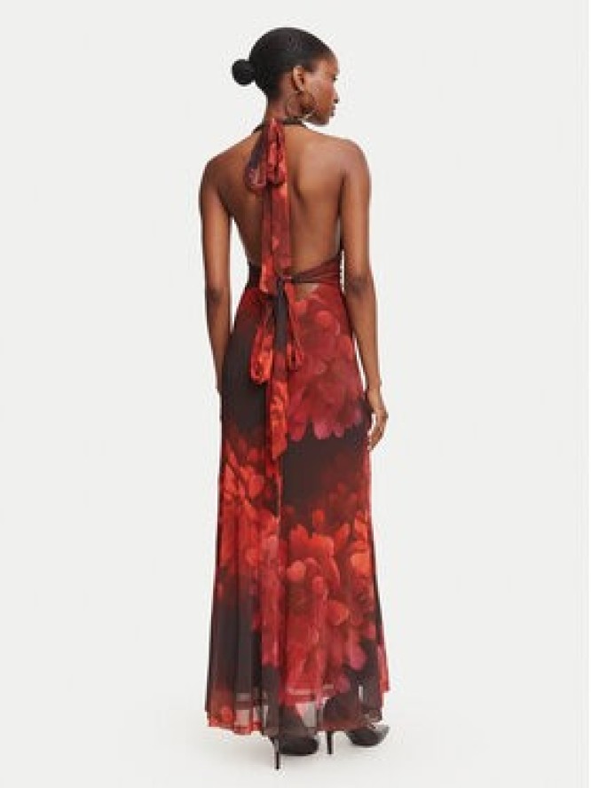 Bardot Sukienka letnia Elera 60489DB1 Czerwony Regular Fit