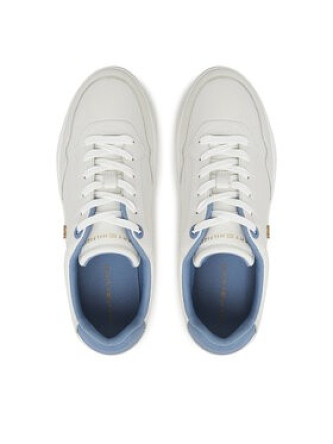 Tommy Hilfiger Sneakersy Essential Elevated Court Sneaker FW0FW08680 Biały