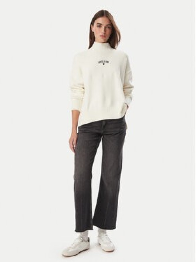 Guess Jeans Sweter W6BR09 Z1252 Kremowy Relaxed Fit