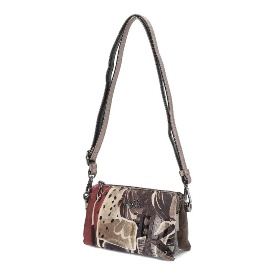 Brązowa Elegancka Torebka Damska Anekke