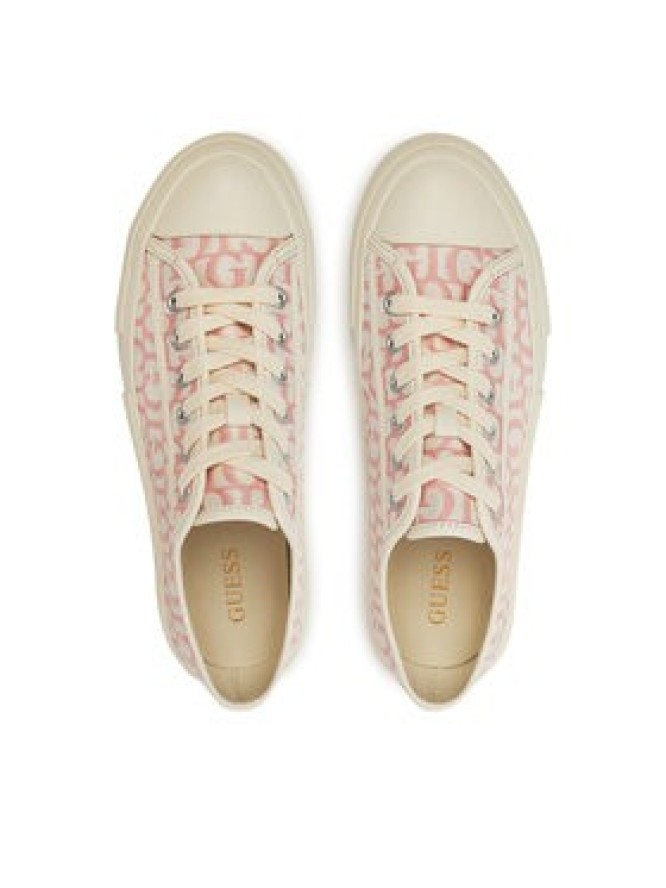 Guess Trampki FLPCAR FAL12 Różowy