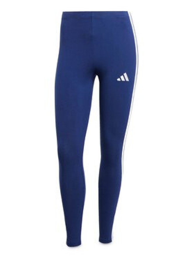 adidas Legginsy Essentials 3-Stripes JE0067 Granatowy Slim Fit