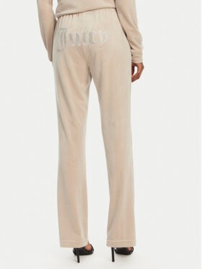 Juicy Couture Spodnie dresowe Tina JCAPW045 Beżowy Regular Fit