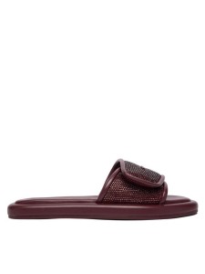 MICHAEL Michael Kors Klapki 40F5SKFA3S Bordowy