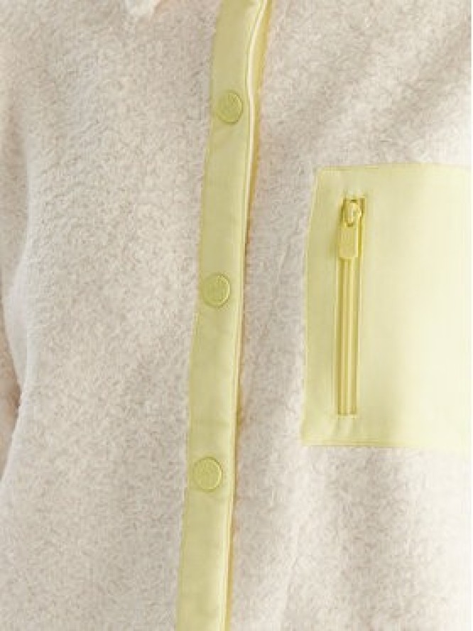 Roxy Polar Chloe Kim Polar Shacket ERJPF03231 Écru Regular Fit