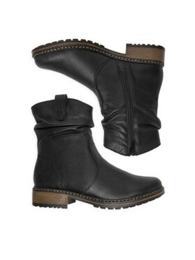 Rieker Botki Z6883-00 Czarny