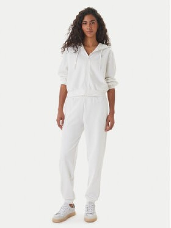 Guess Spodnie dresowe V6GB11 K3095 Biały Regular Fit