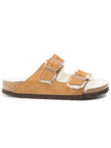 Birkenstock Kapcie Arizona Fur 1001135 Brązowy