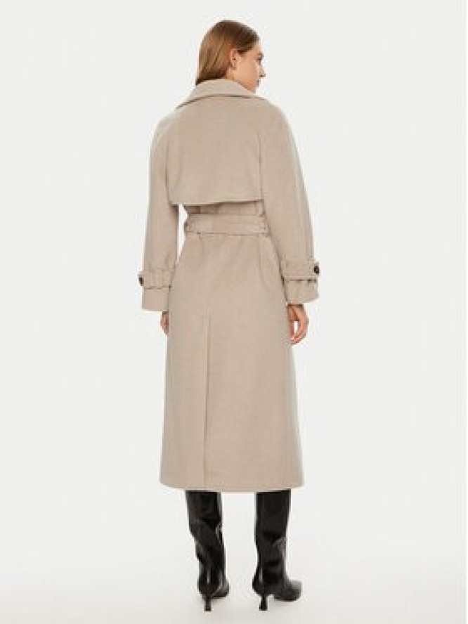 ACCESS FASHION Płaszcz przejściowy 44-9001-119 Beżowy Relaxed Fit