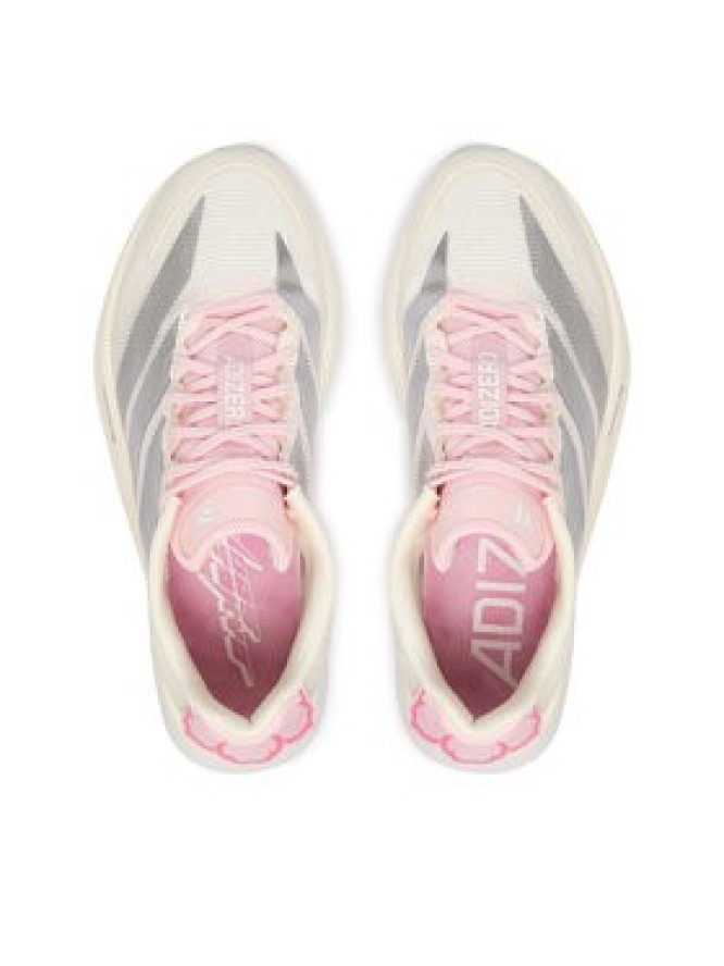 adidas Buty do biegania adizero Boston 13 JQ9667 Écru