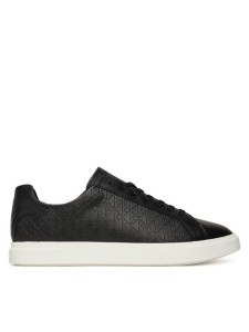 Calvin Klein Sneakersy Low Pro Cups Lace Up Lth Aop HW0HW02817 Czarny