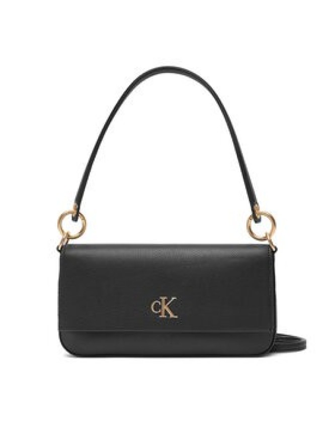 Calvin Klein Jeans Torebka Minimal Monogram Shoulder Pouch LV04K3161G Czarny