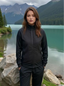 Alpine Pro Kurtka polarowa "Querta 2" w kolorze czarnym rozmiar: L