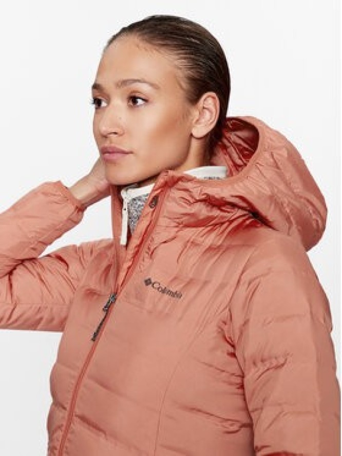 Columbia Kurtka puchowa Lake 22™ Down Hooded Jacket Pomarańczowy Regular Fit