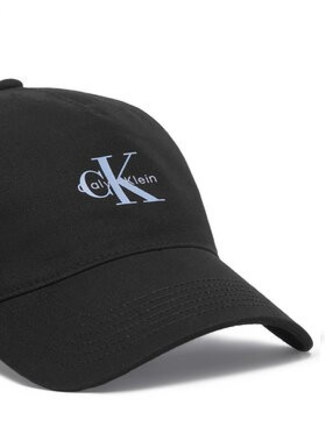 Calvin Klein Czapka z daszkiem Monologo Printed Baseball Cap LV04K5027G Czarny