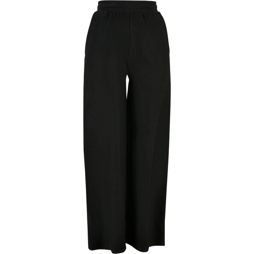 Damskie spodnie dresowe Urban Classics Straight Rib Terry