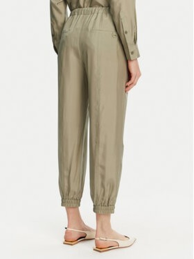 Marella Spodnie materiałowe Abetaia 2513131095 Zielony Relaxed Fit
