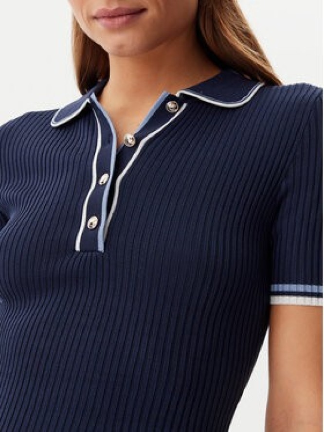Guess Sukienka dzianinowa W5GK84 Z3L10 Granatowy Regular Fit