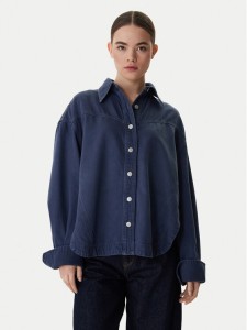 BOSS Koszula jeansowa 50552520 Szary Oversize