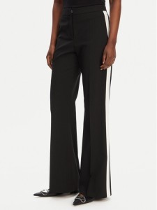HUGO Spodnie materiałowe Hizana 50544753 Czarny Flare Fit