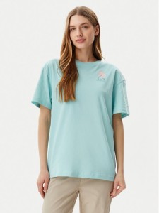 Columbia T-Shirt Rolling Bend™ Graphic 2120031 Niebieski Oversize